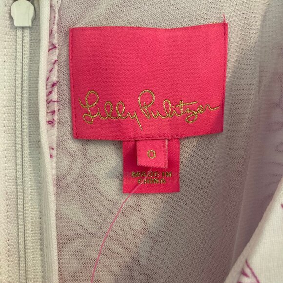 NWT Lilly Pulitzer Laurent Dress Purple Quartz Size 0 - Picture 7 of 7